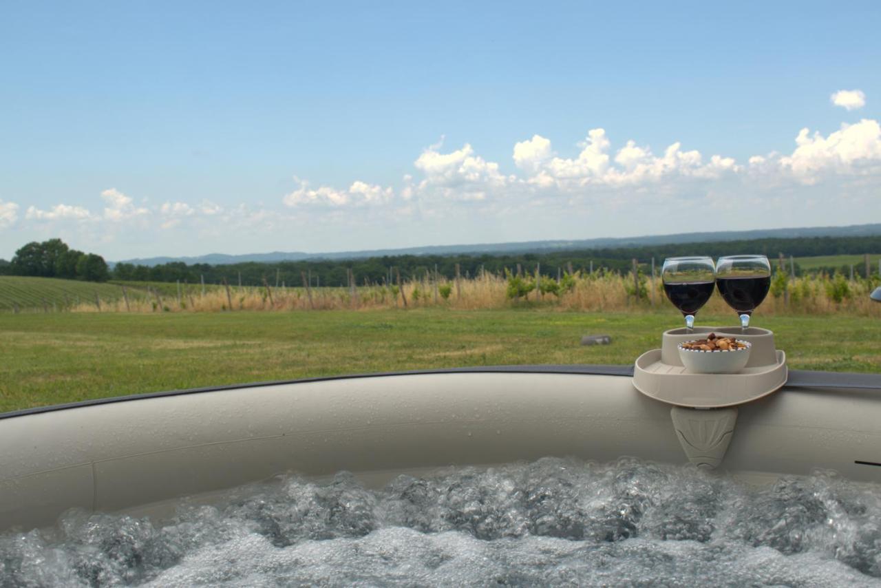 Perigourdine Avec Spa Et Vue Pomport Экстерьер фото